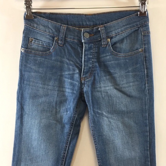 Cheap Monday‎ Narrow Cobra Blue Slim Skinny Jeans Womens 27x34 Medium Wash - Picture 2 of 11